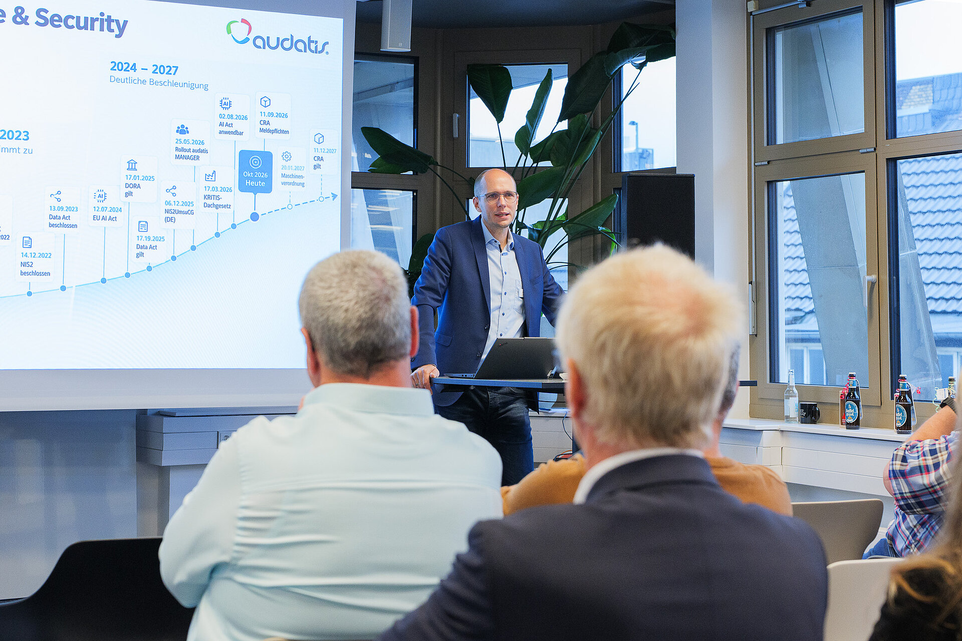 Carsten Knoop präsentiert beim audatis MANAGER User-forum