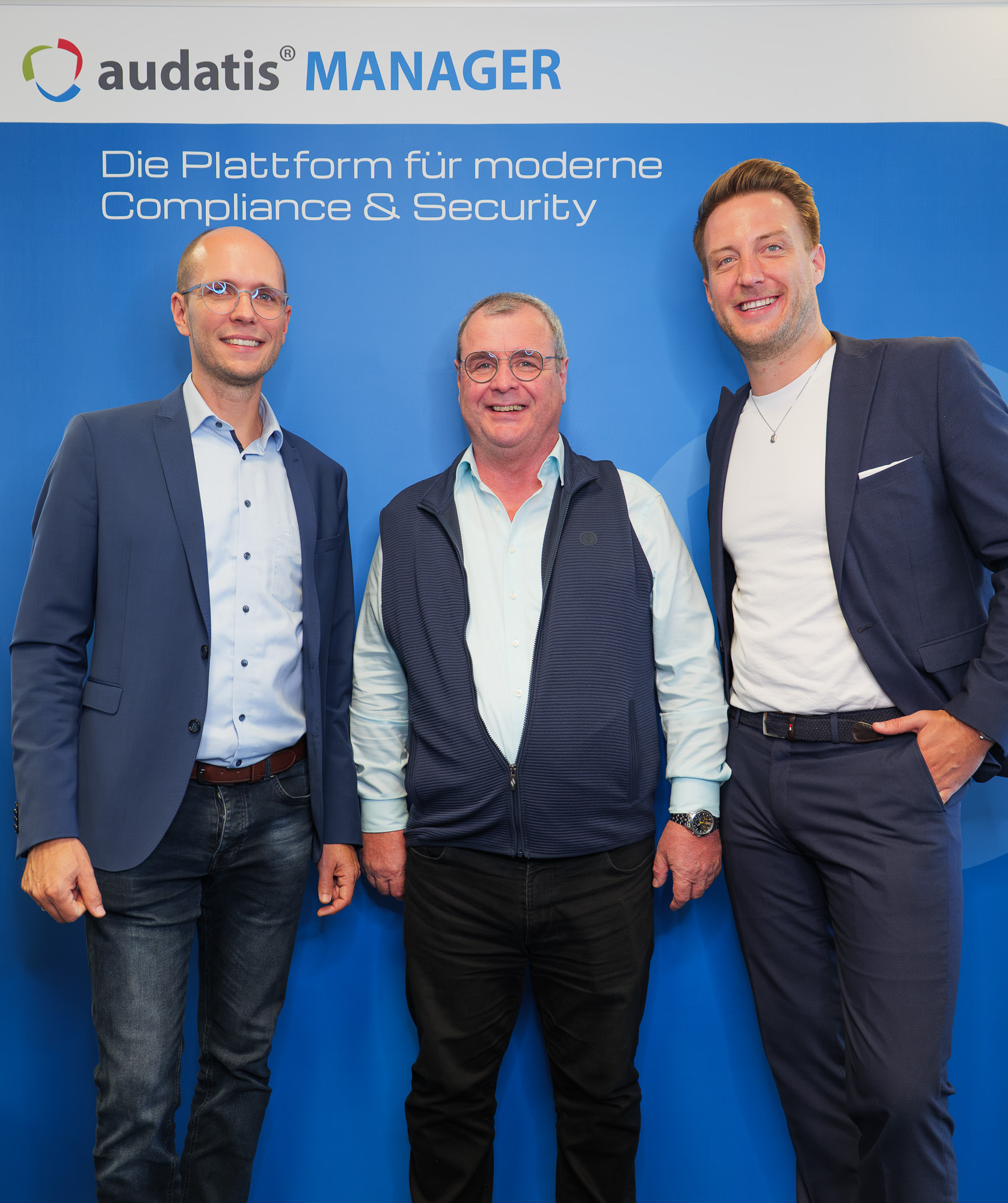Ein Kunde mit Carsten Knoop und Sascha Knicker